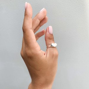 Каблучка-печатка Серце