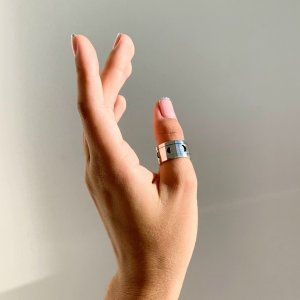 Каблучка-механізм Фази Місяця 1.0 (без каменю)